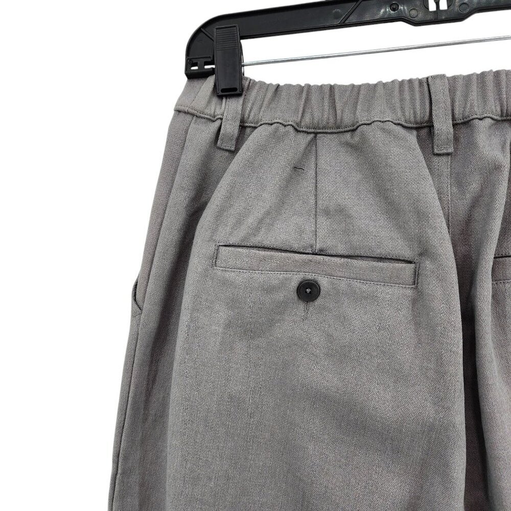 James Street CO Women's Hemp Blend Elastic Waist Klein Trousers Gray Sz L - Picture 4 of 8